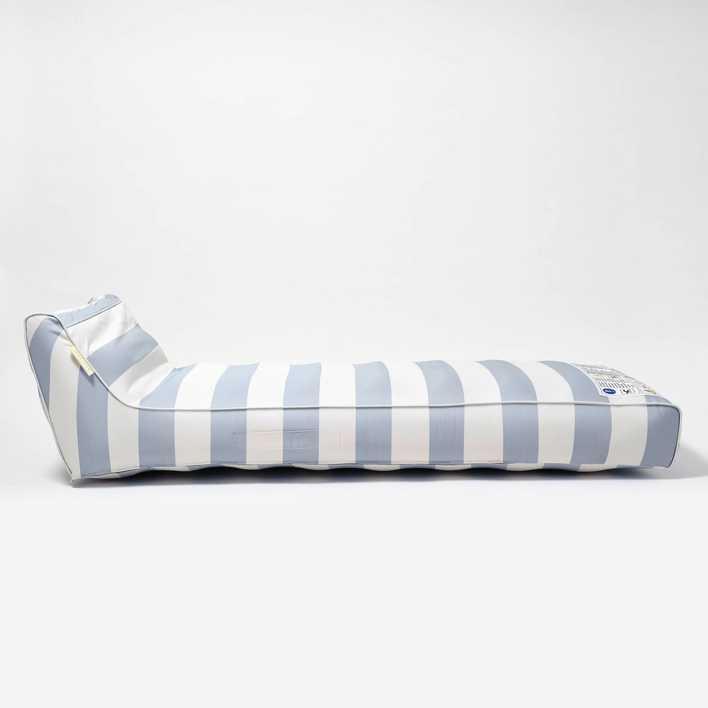 Luxe Lie-On Lounger Lazy Days Blue Stripe