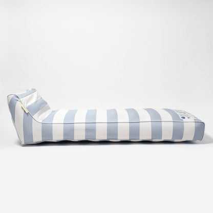 Luxe Lie-On Lounger Lazy Days Blue Stripe