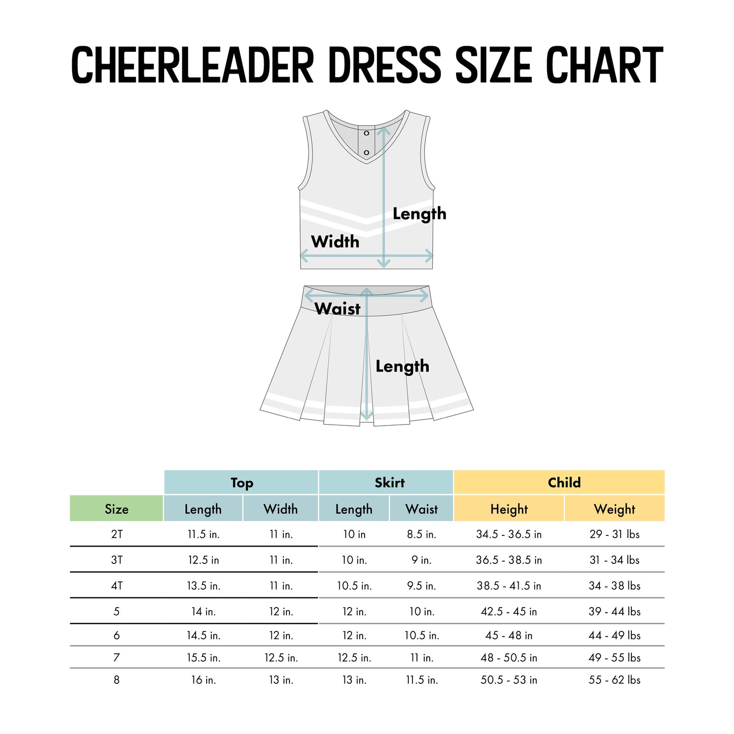 Georgia Bulldogs 3-Piece Girls Cheer Dress
