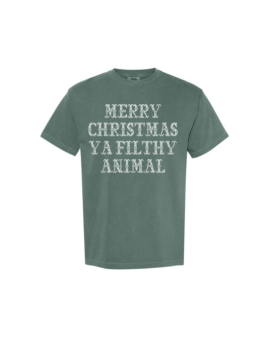 FILTHY ANIMAL Christmas tee