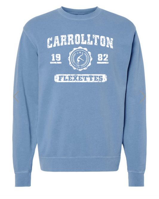 CARROLLTON FLEXETTES sweatshirt (vintage blue)
