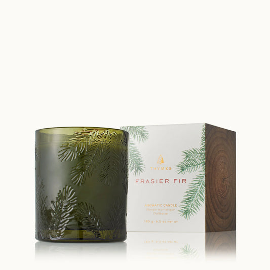 Frasier Fir Green Glass Candle - 6.5 oz
