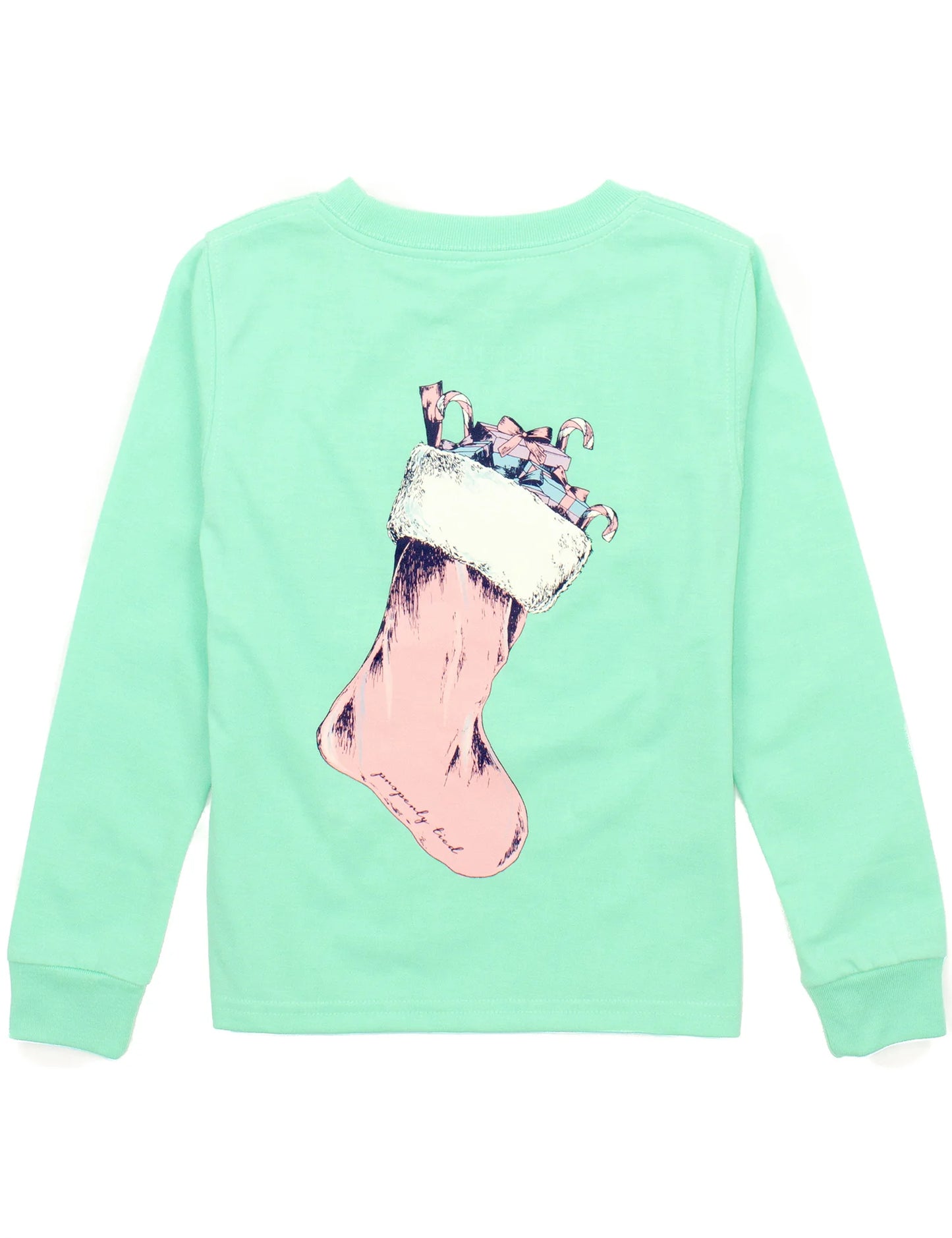 Girls Stocking LS Wash Tee