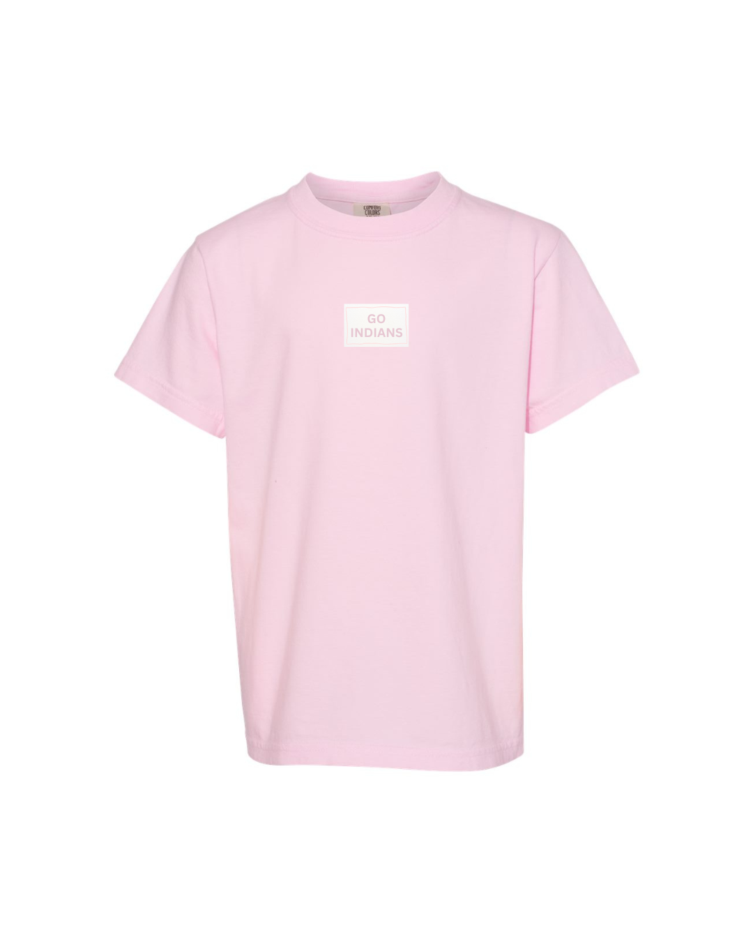 GO INDIANS pink out tee