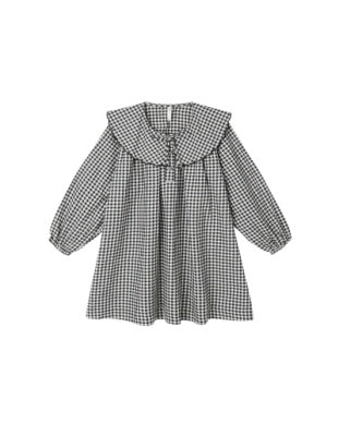 MINI DRESS || BLACK GINGHAM