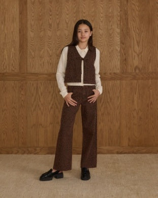 UTILITY VEST || LEOPARD - TEEN