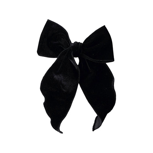 ONYX // VELVET FAY BOW