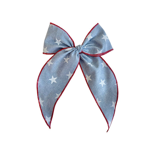 DENIM STARS // FAY BOW