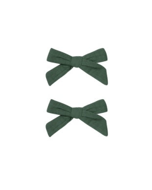 BOWS, SET OF 2 || GREEN
