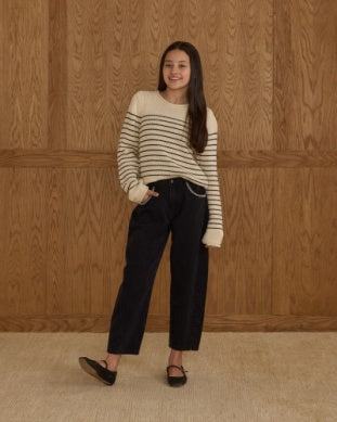 BARREL PANT || WASHED BLACK - TEEN