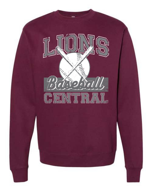 CENTRAL BASEBALL sweatshirt