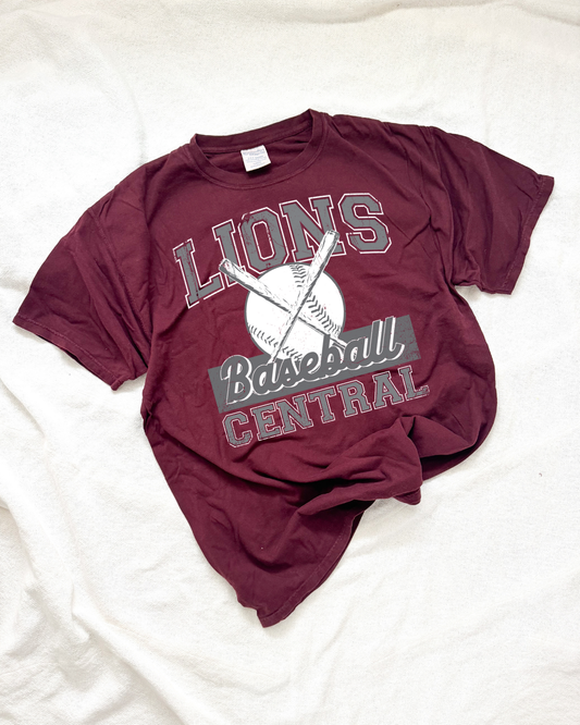 CENTRAL BASEBALL tee