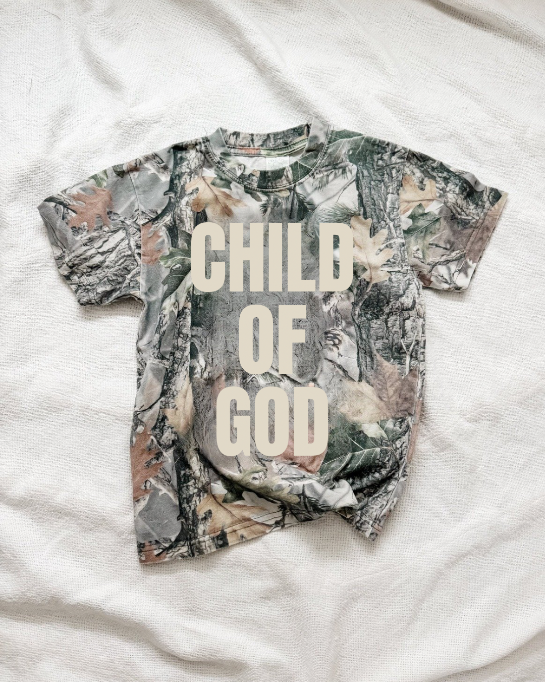 CHILD OF GOD camo tee