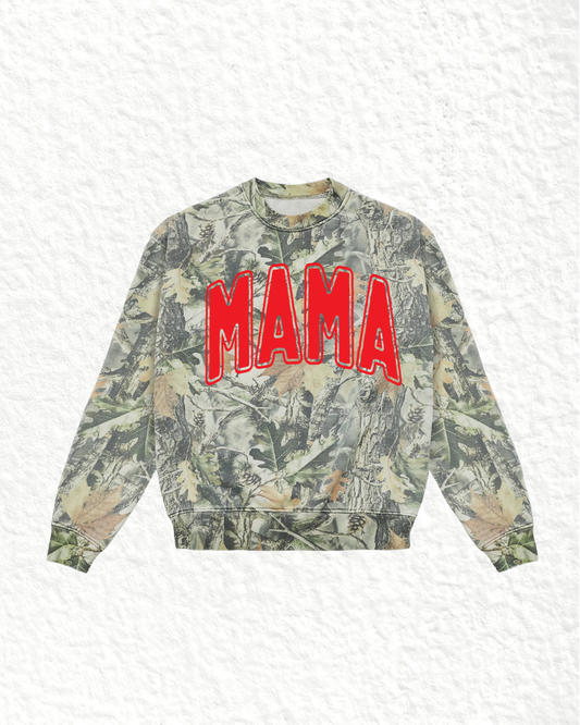 MAMA camo sweatshirt (preorder)