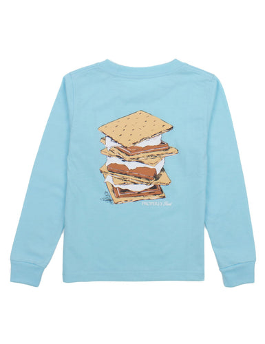 GIRLS S'MORES LS POWDER BLUE / Properly Tied