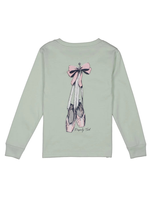 Girls Ballet LS Pale Mint