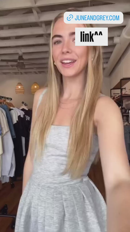 Heather gray athletic dress