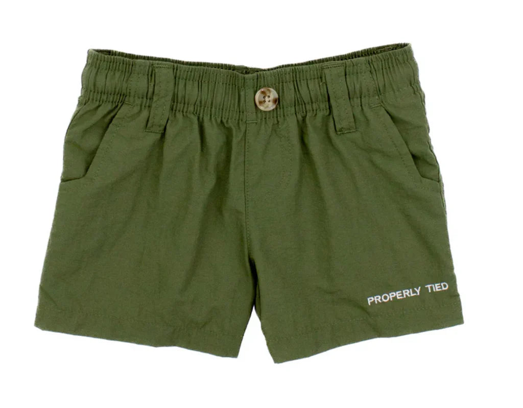 Boys Mallard Short Olive