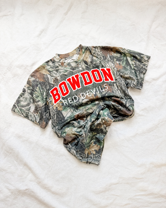 BOWDON / RED DEVILS camo tee