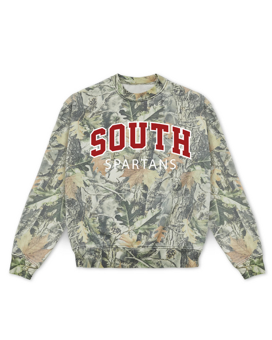 SOUTH camo sweatshirt