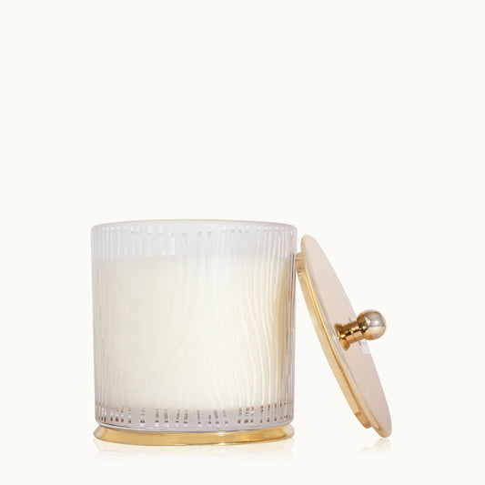 Frasier Fir Large Frosted Wood Grain Candle - 13.5 oz