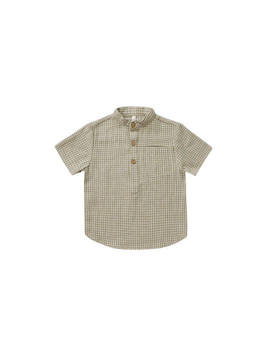 MASON SHIRT || SAGE GINGHAM