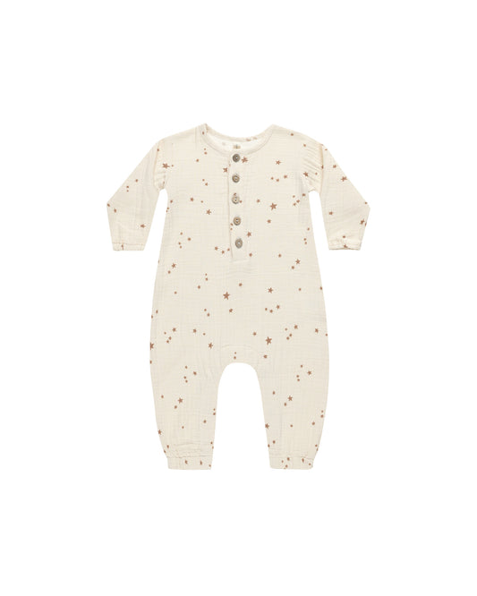 WOVEN JUMPSUIT || STARS