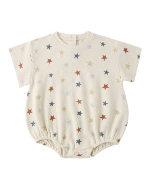 RELAXED BUBBLE ROMPER STARS