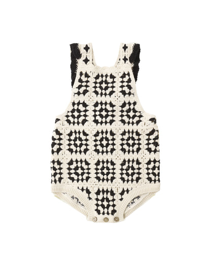 CROCHET ROMPER ABSTRACT