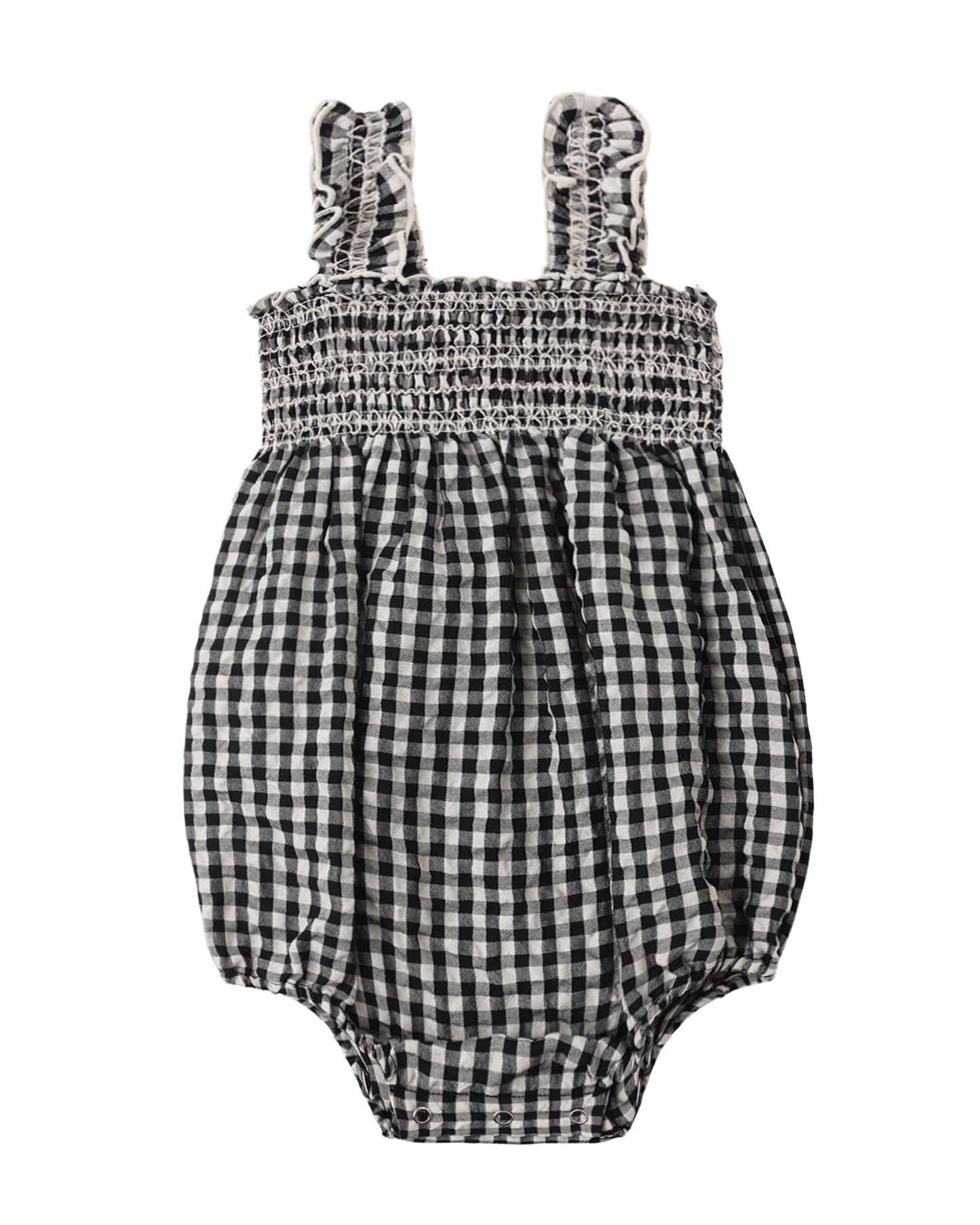 JULIA ROMPER BLACK CHECK