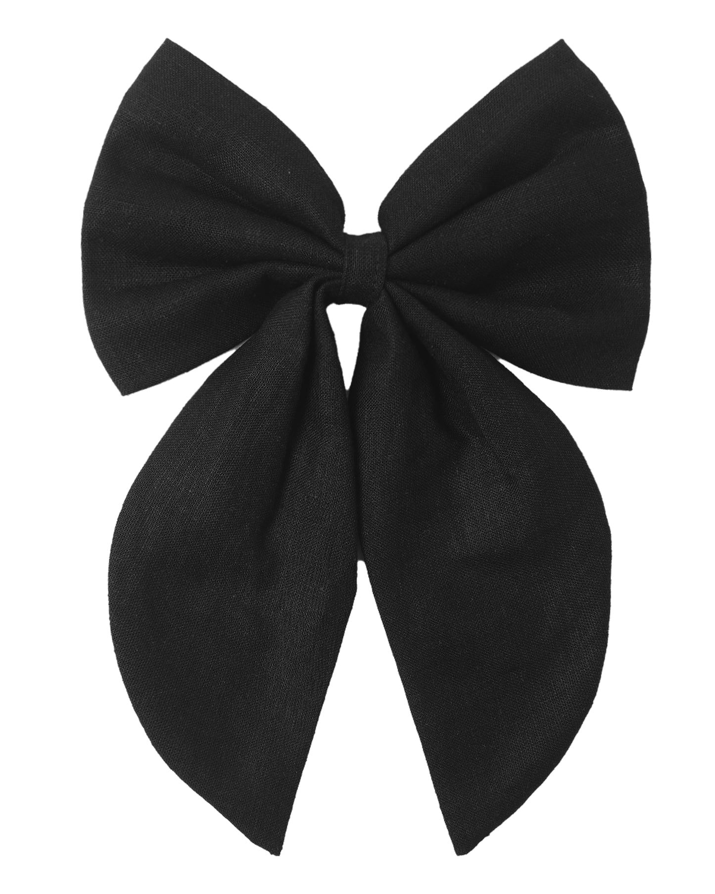 OVERSIZED BOW BLACK