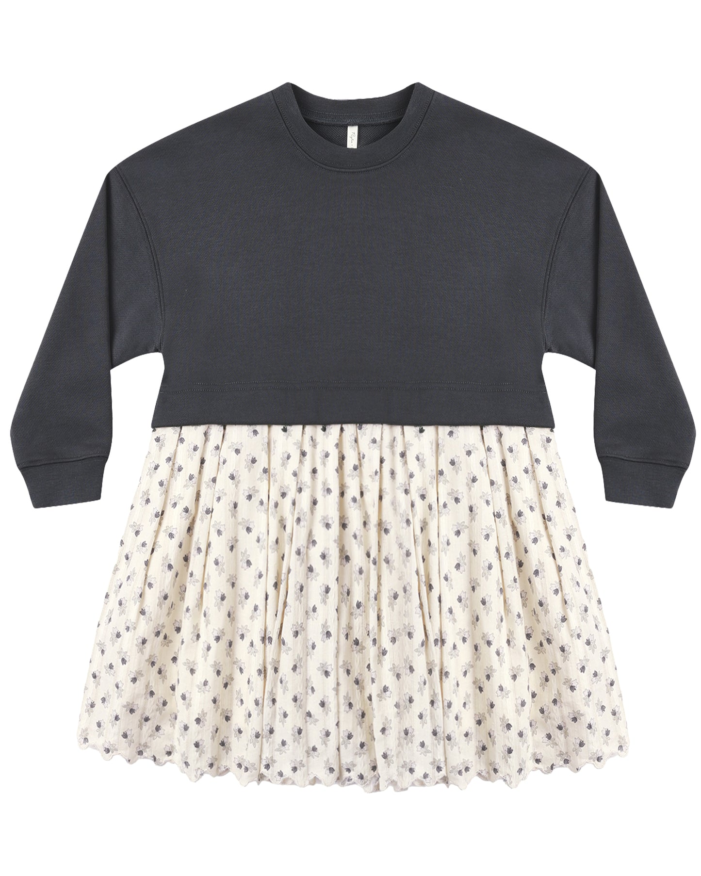 SWEATSHIRT DRESS VINTAGE FLEUR