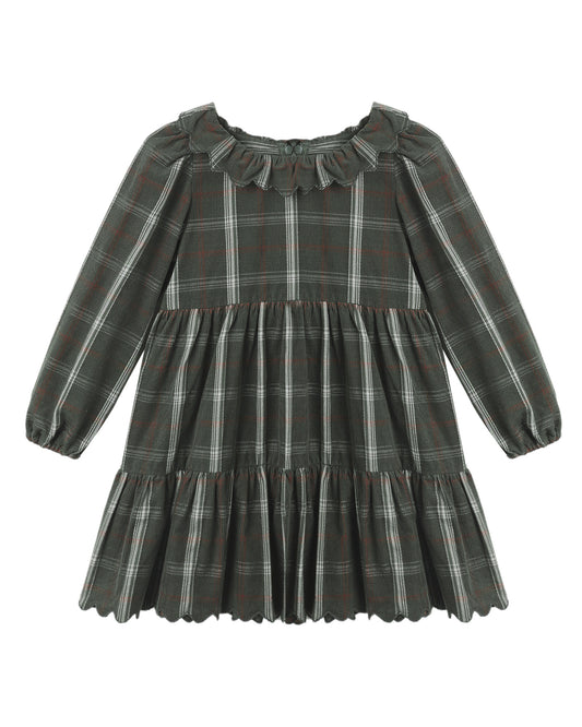 FRAN DRESS HOLIDAY PLAID