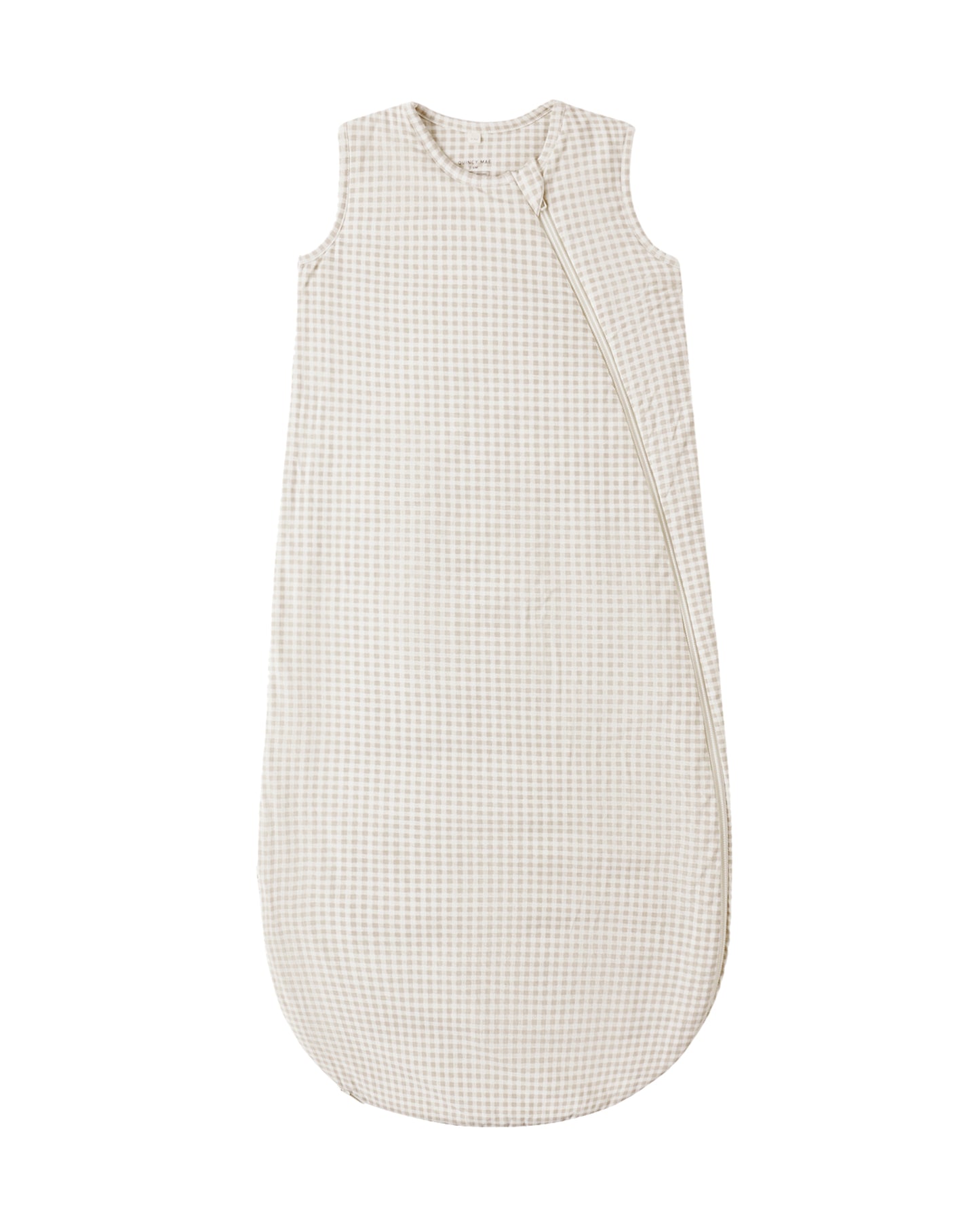 Oat Gingham Bamboo Sleep Bag
