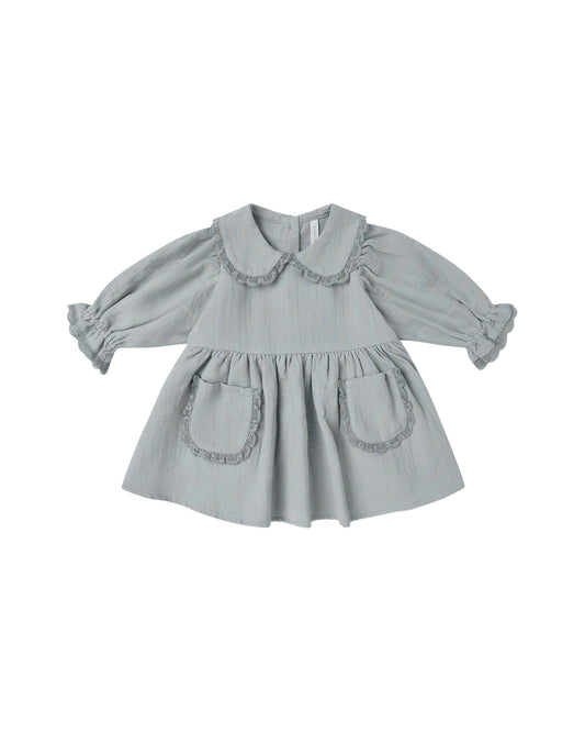 MARISOL DRESS || STEEL BLUE