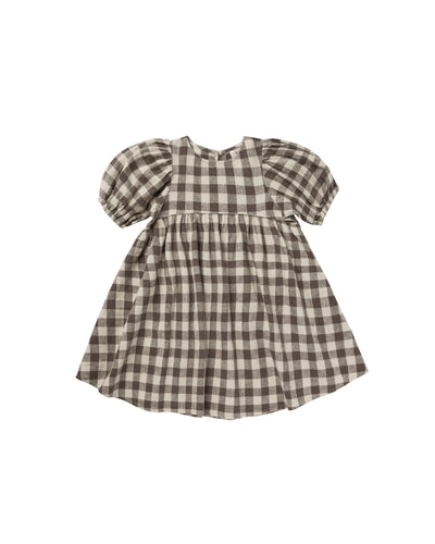 MARLEY DRESS || CHARCOAL CHECK