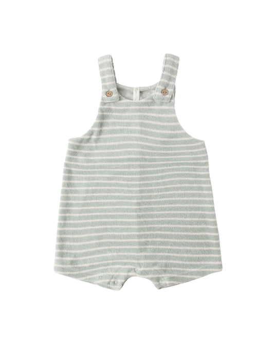 GIO ROMPER SEAFOAM TERRY STRIPE