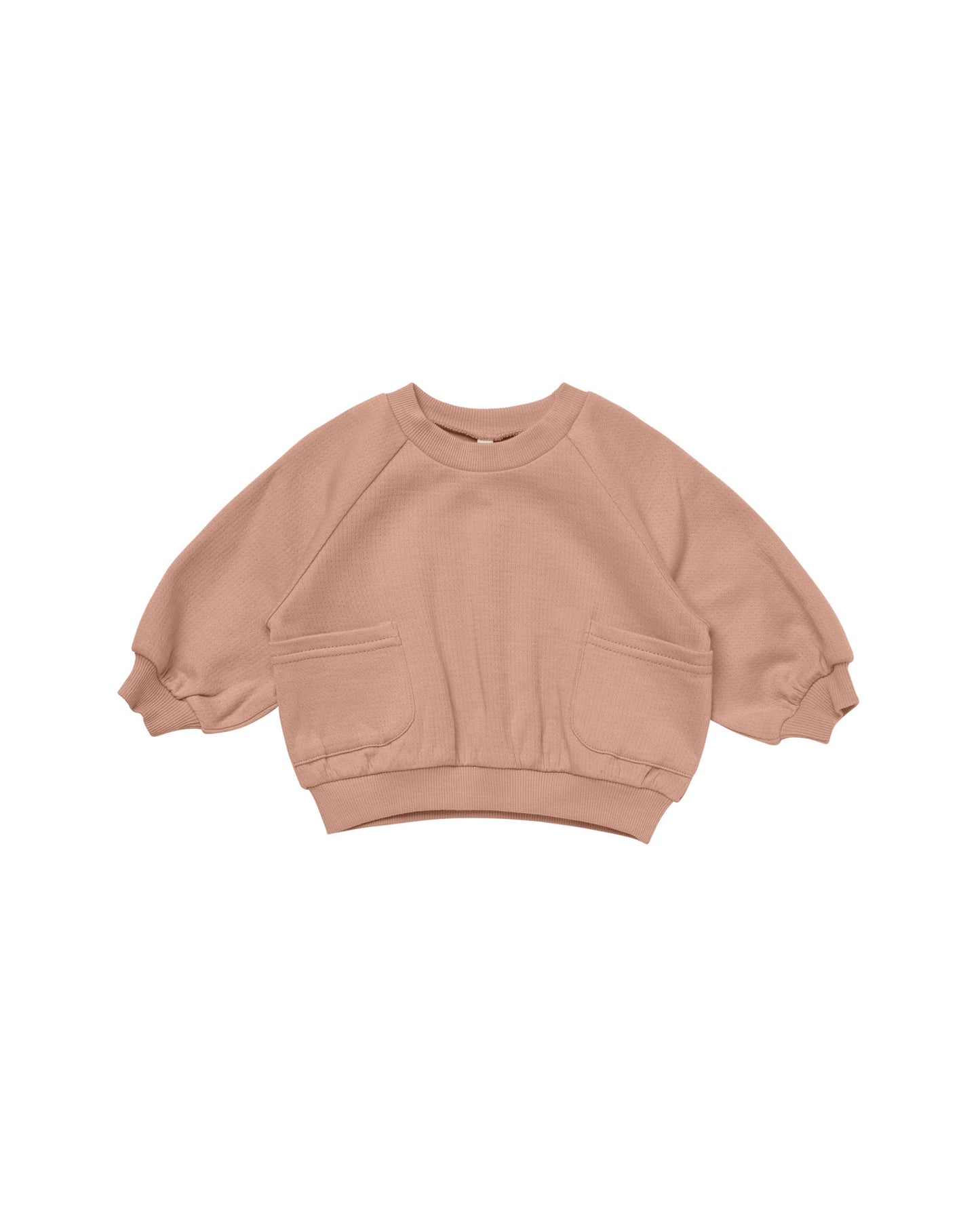 POCKET SWEATSHIRT || ROSE