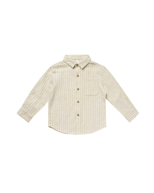 COLLARED SHIRT || CHAMPAGNE STRIPE