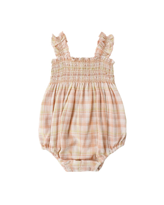 JULIA ROMPER SUMMER PLAID