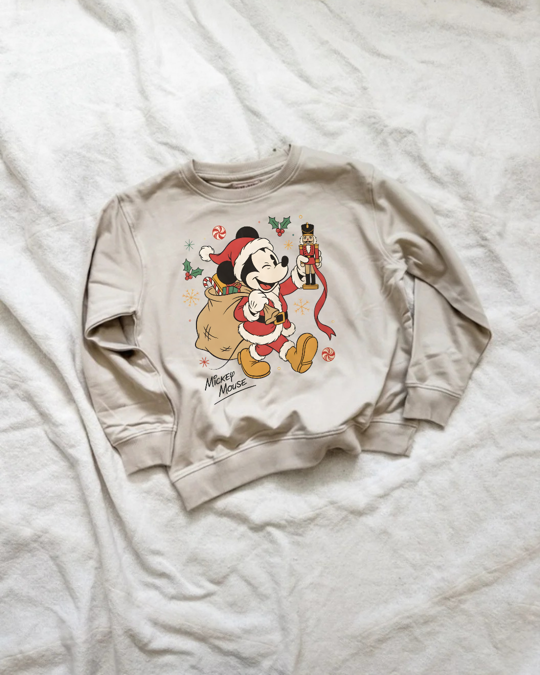 vintage Christmas boy mouse sweatshirt