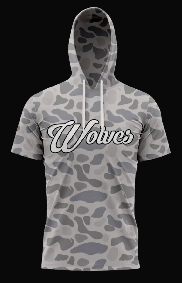 WOLVES camo athletic pullover (preorder)