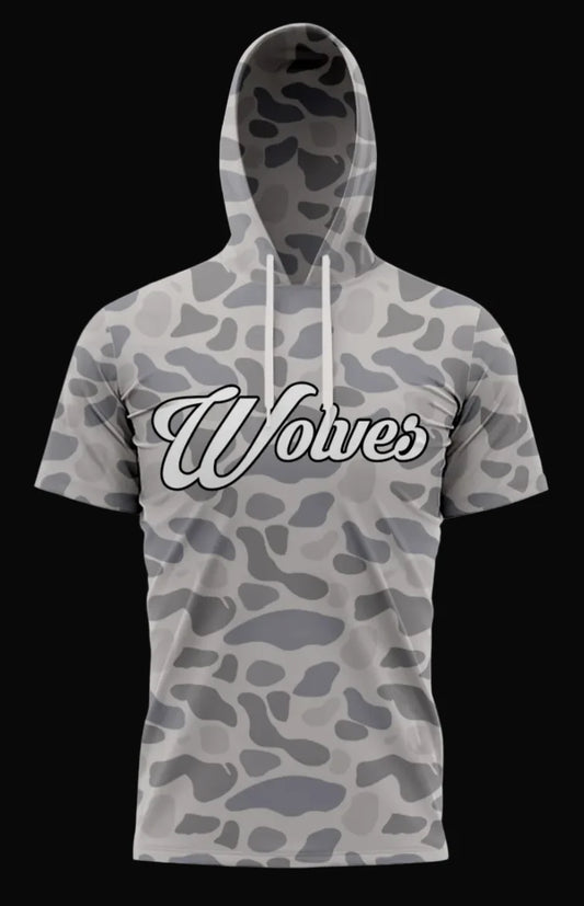 WOLVES camo athletic pullover (preorder)