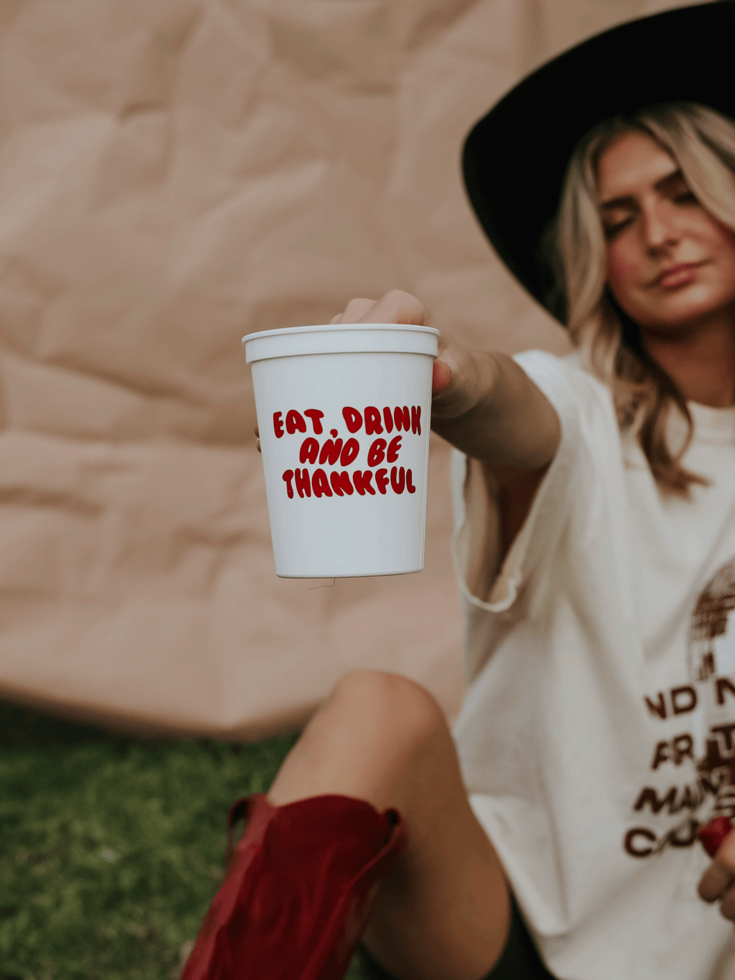 Eat Drink & Be Thankful Cup