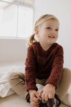 Load image into Gallery viewer, SOPHIE CARDIGAN - CHERRY MAHOGANY