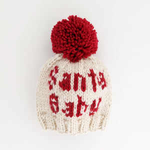 Santa Baby Hand Knit Beanie Hat Ships 7/25-8/31