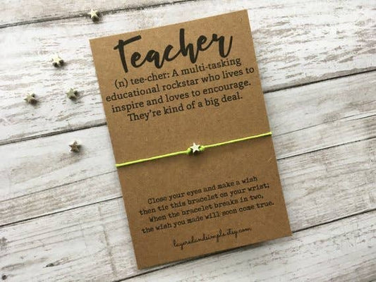 Teacher Appreciation Bracelet