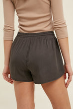 Load image into Gallery viewer, charcoal tencel shorts
