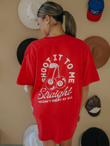 Straight Shooter T-Shirt (FRONT + BACK)