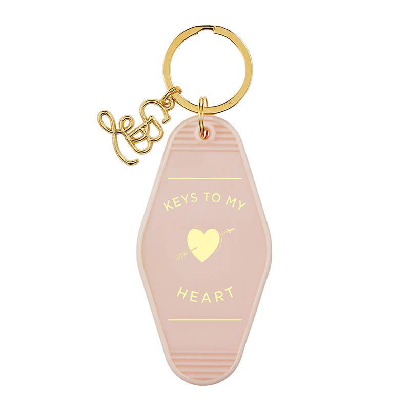 Motel Key Tag Heart